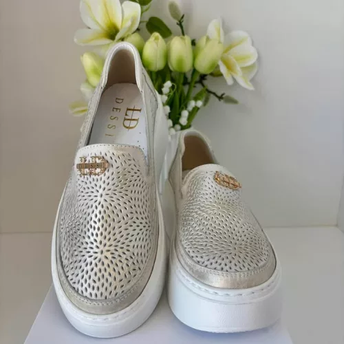Lux By Dessi 944/LN slipon kopott arany