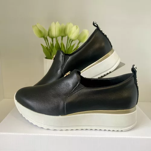 Lux By Dessi 966/S slipon fekete pici mintás