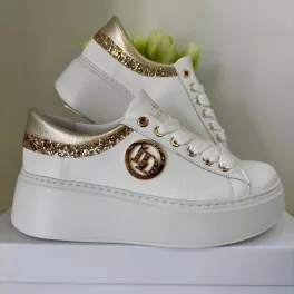 Lux By Dessi Hanza23-60/17 sneaker fehér arany csilis