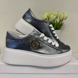 Lux By Dessi Hanza23-60/luna sneaker acélkék csilis