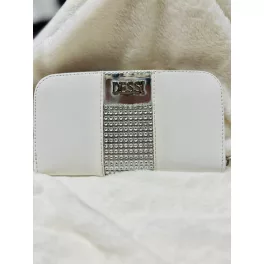 Lux By Dessi P-1 pénztárca fehér köves