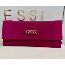 Lux By Dessi 562 oldaltáska alkalmi velúr fuxia
