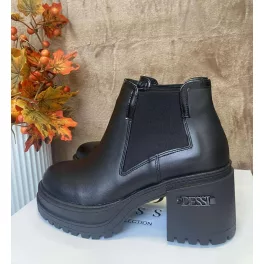   Lux By Dessi Megan-14/MEG2 bokacsizme rövidebb szárú fekete