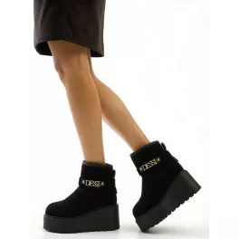 Lux By Dessi Leg21M fekete velúr bokacsizma
