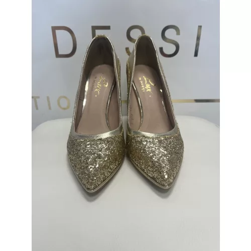 Lux By Dessi P-9106-P magassarkú arany csili platformos
