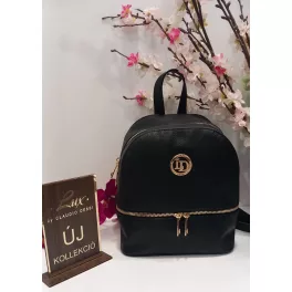   Lux By Dessi 514 hátitáska fekete matt 'LD' logó