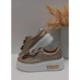Lux By Dessi Hanza23-57/17 sneaker virágos rosegold