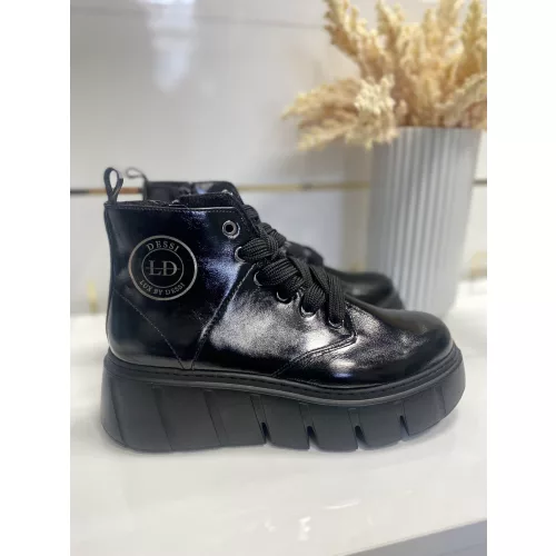 Lux By Dessi Aria-14/9159 Fekete lakk bakancs