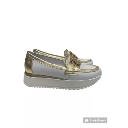 Lux By Dessi Fuerta-02 Fehér- Arany Slipon