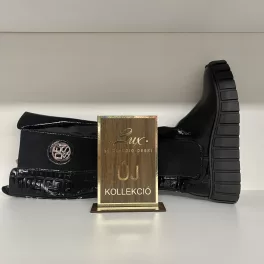 Lux By Dessi m114 Fekete Lakk Csizma