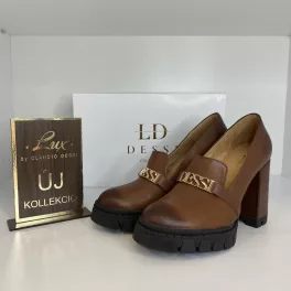 Lux By Dessi 2924 Barna Magassarkú cipő