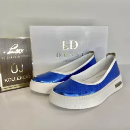 Lux By Dessi Hanza-99/133 slipon metálkék