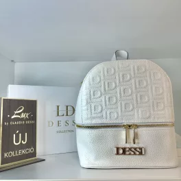 Lux By Dessi 514 Fehér Dombornyomott Hátitáska