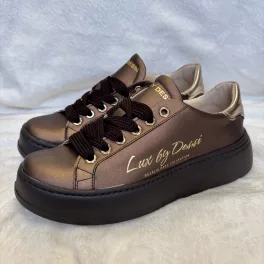 Lux By Dessi Hanza23-128/LUNA2 sneaker barna fényes