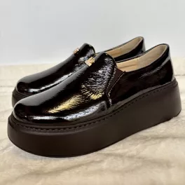 Lux By Dessi 996/LN slipon csokoládé lakk