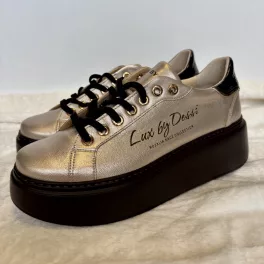 Lux By Dessi Hanza23-121/LUNA sneaker arany fényes
