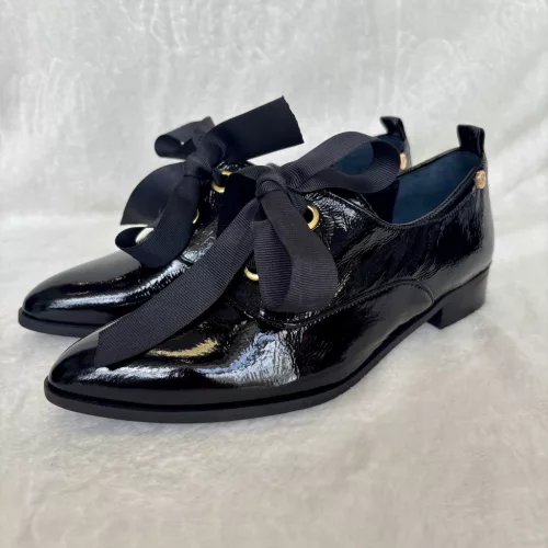Lux By Dessi 437 slipon fekete lakk